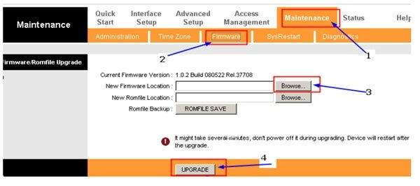 Tp-Link Modem Firmware Güncelleme İşlemi