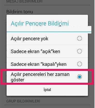 WhatsApp'ta Ekran Kilidini Açmadan Mesaj Cevaplama