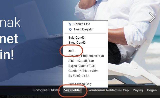 Facebook Fotoğrafları Nasıl İndirilir