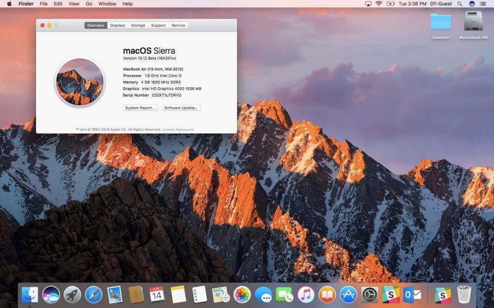 macOS Sierra Özellikleri