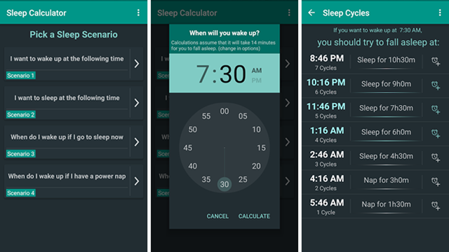 sleep calculator