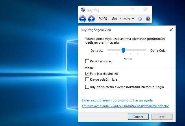 Windows kısayolları