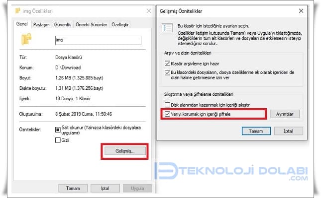 Windows'ta Klasör Şifreleme Nasıl Yapılır?