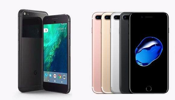 Google Pixel XL ve iPhone 7 Plus Karşılaştırması Google Pixel XL ve iPhone 7 Plus Karşılaştırması 1