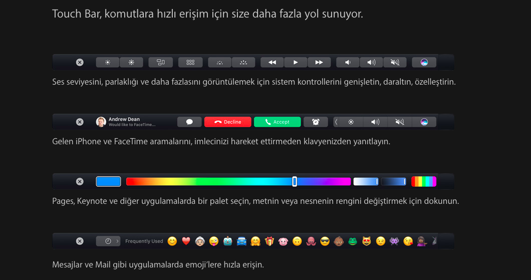 MacBook'daki TouchBar Nedir, Ne İşe Yarar ?