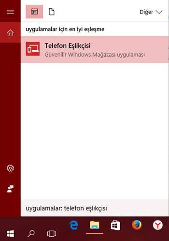 Windows 10 ‘da Android Telefonu Senkronize Etme