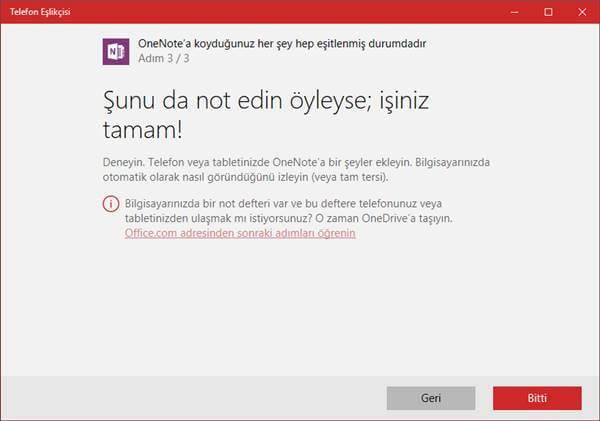 Windows 10 ‘da Android Telefonu Senkronize Etme