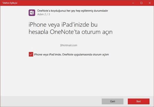 Windows 10 'da iPhone ve iPad Senkronize Etme