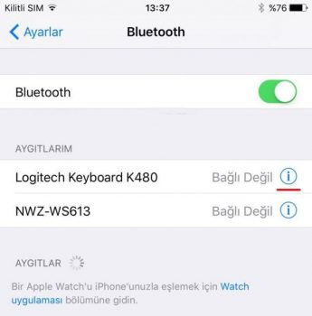 iOS 10 Bluetooth Çalışmama Sorunu ve Çözümü