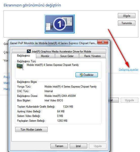 Ekran Kartının Marka ve Modeli Nasıl Öğrenilir 