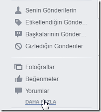 Facebook arama geçmişi nasıl temizlenir