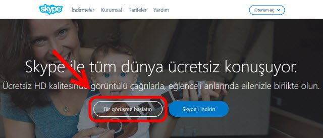 Hesapsız, Programsız Skype Görüşmesi Nasıl Yapılır