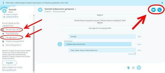 Hesapsız, Programsız Skype Görüşmesi Nasıl Yapılır