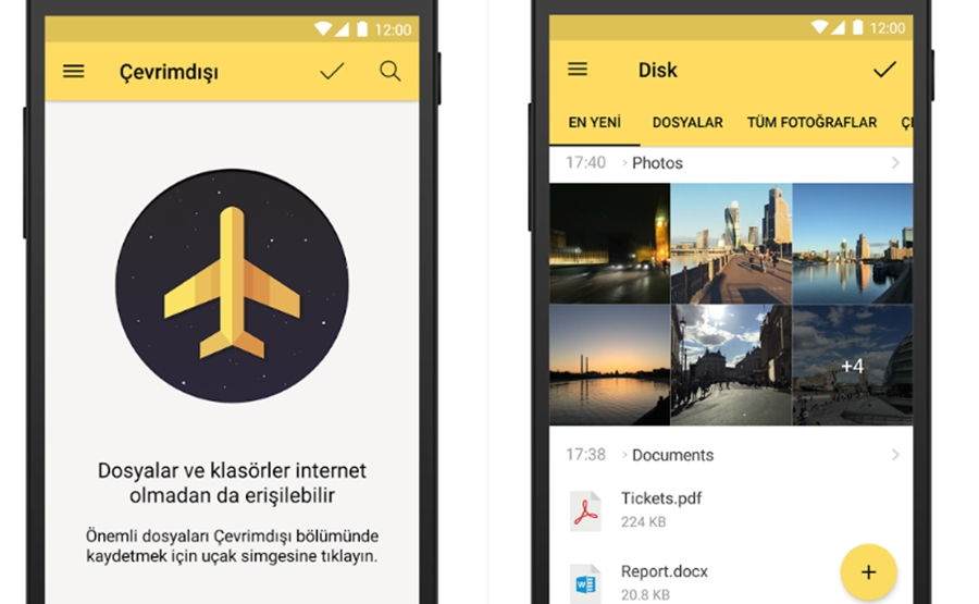 yandex-disk-android-depolama-uygulamasi