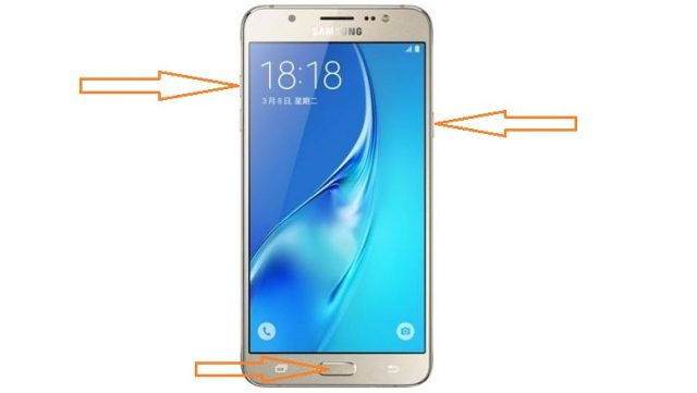 Galaxy J1, J2, J3, J5, J7 Format Atma