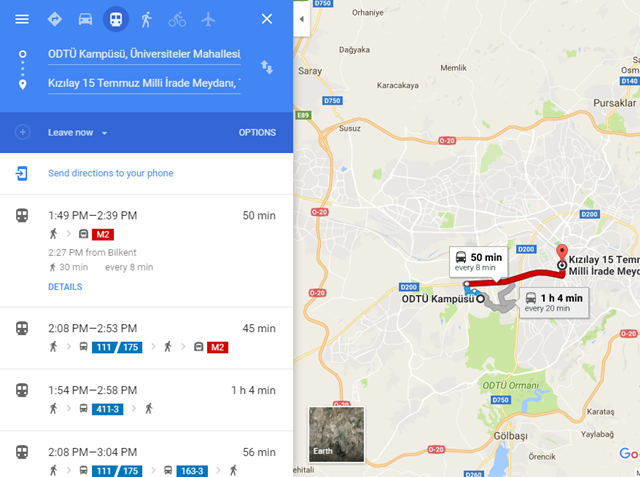 Google Transit Nedir, Nasıl Kullanılır ?