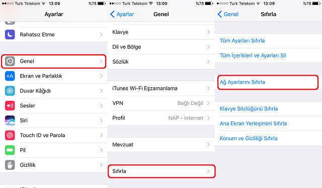 AssistiveTouch kullanarak iPhone'u Yeniden Başlatma