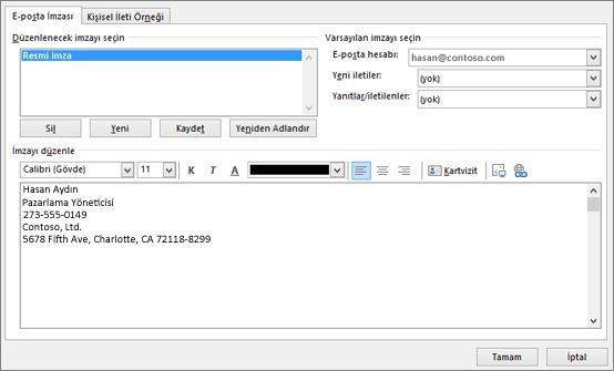 Outlook’ta Maillere İmza Nasıl Eklenir ?