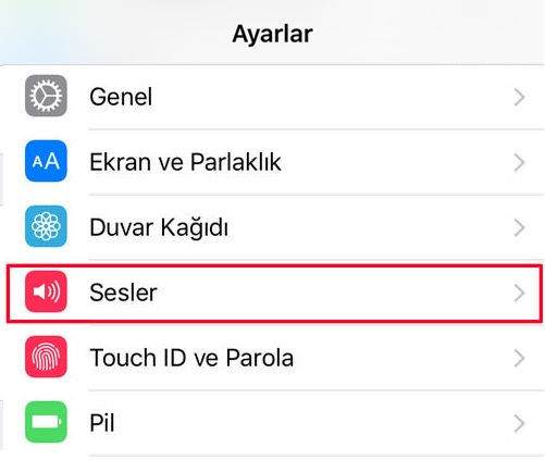 iPhone Klavye ve Kilit Sesini Kapatma