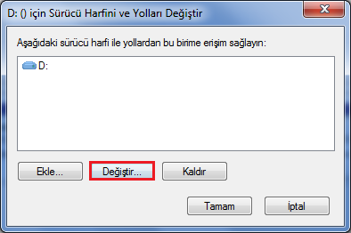 Windows Sürücü Harfi Nasıl Değiştirilir ?