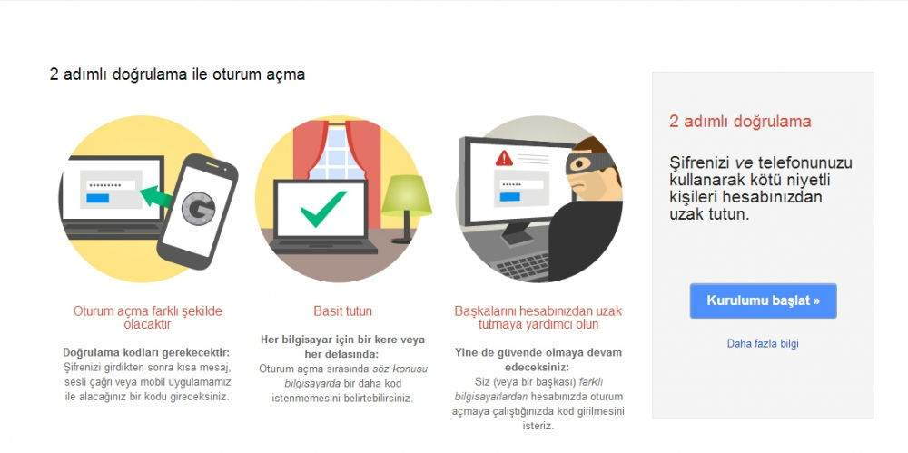 5 Adımda Google Hesap Güvenliğini Arttırma