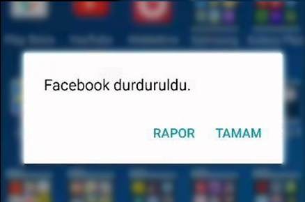 Facebook Durduruldu Hatası Çözümü