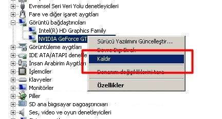 Windows'da Driver Nasıl Silinir ?