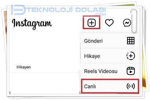 Instagram'da Canlı Yayın nasıl yapılır ?