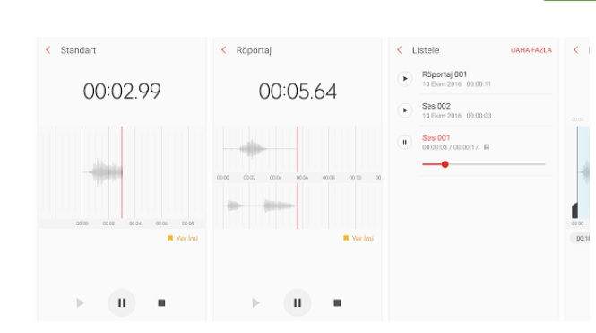 Android için 5 Ücretsiz Ses Kayıt Uygulaması