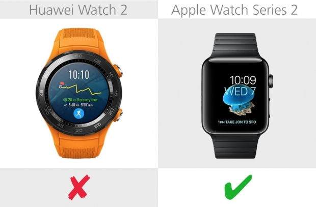 Huawei Watch 2 ve Apple Watch Series 2 Akıllı Saat Kıyaslaması 14