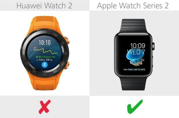 Huawei Watch 2 ve Apple Watch Series 2 Akıllı Saat Kıyaslaması 17
