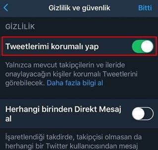 Twitter Hesabı Gizleme Nasıl Yapılır