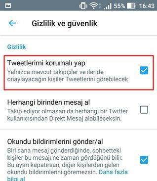 Twitter Hesabı Gizleme Nasıl Yapılır