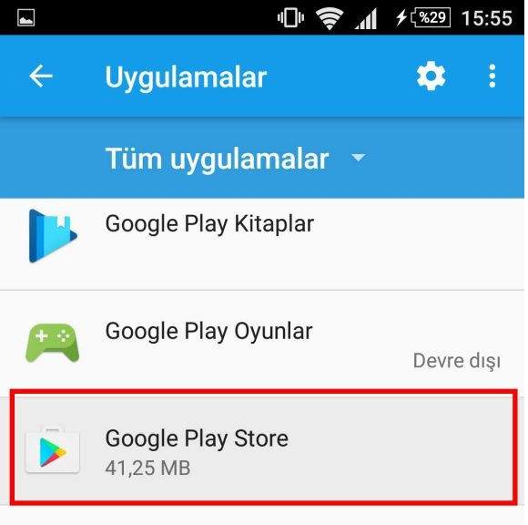 Google Play Store Kimlik doğrulaması gerekli Hatası Çözümü