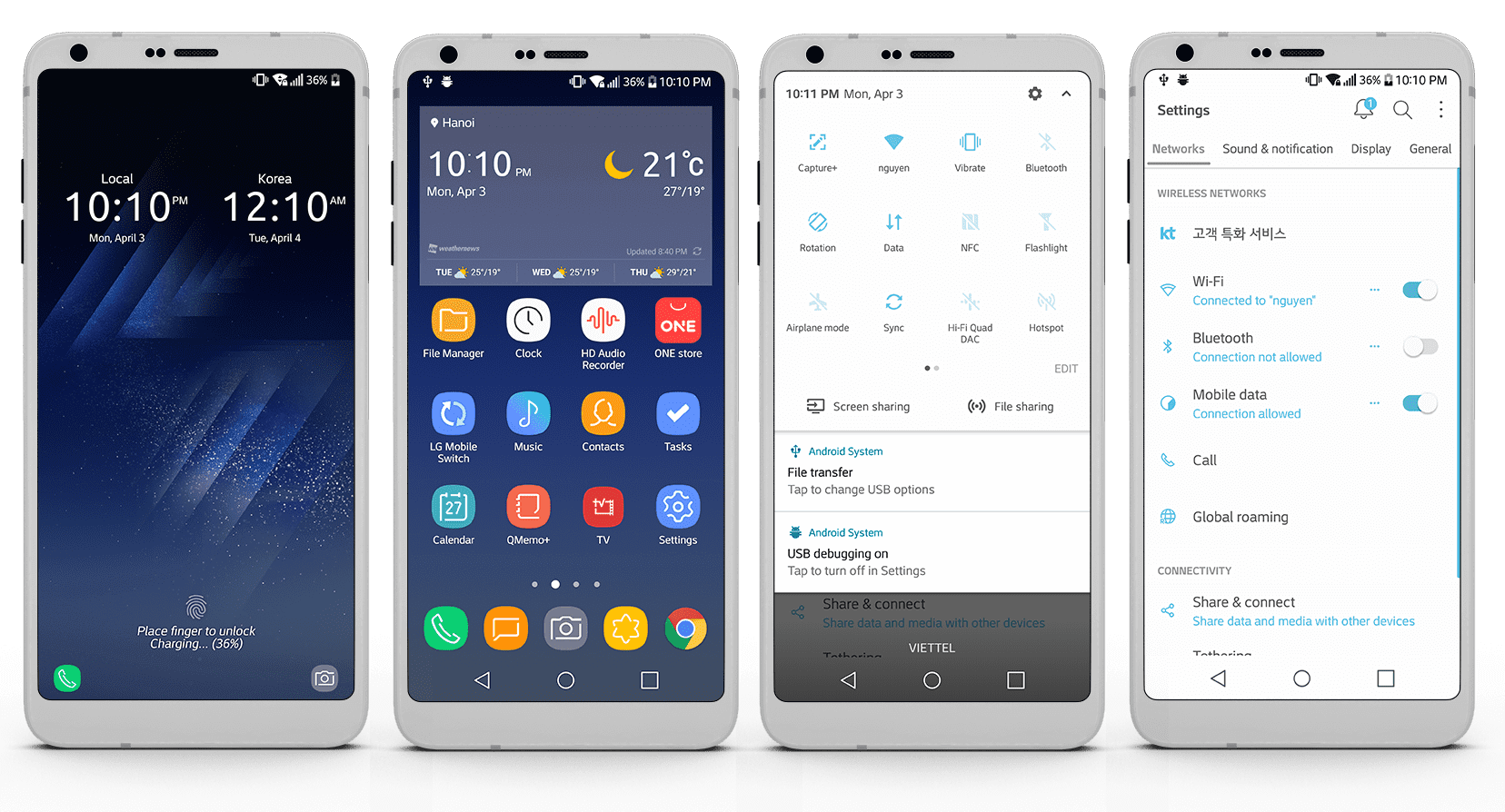 LG G6 için 8 Ücretsiz Premium Tema