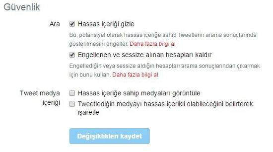 Twitter Hassas İçerik Nasıl Açılır ?