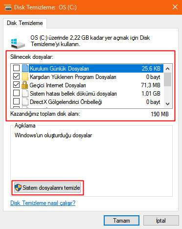 7 Adımda Windows 10 Fazladan Depolama Alanı Kazanma