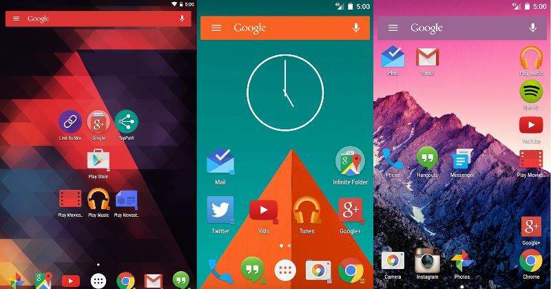 En iyi 20 Android Launcher Uygulaması