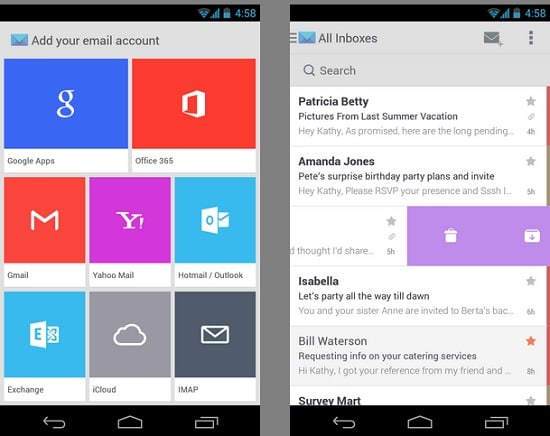 En iyi 10 Android Mail Uygulaması (2017)