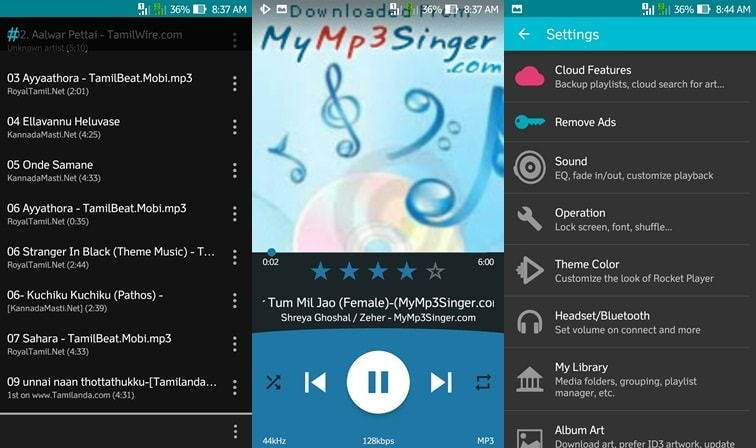 En iyi 10 Android Müzik Çalar Uygulaması