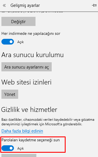 Tarayıcıda Geçmişi Kaydetmeme Özelliği Nasıl Ayarlanır