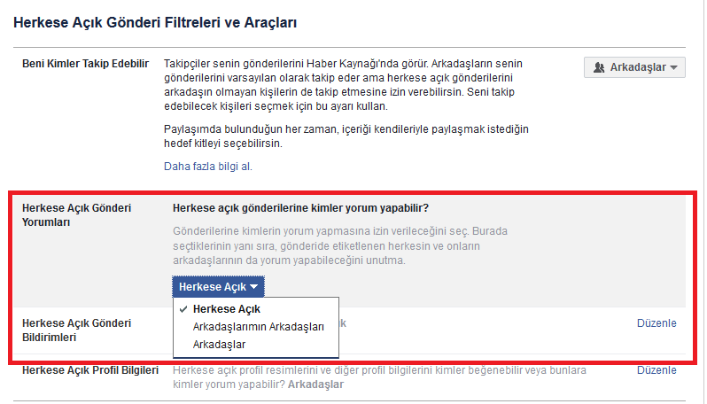 Facebook Yorum Kapatma Nasıl Yapılır