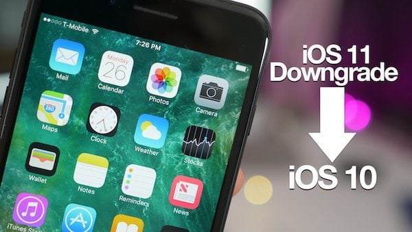 iOS 11'den iOS 10'a Dönüş Nasıl Yapılır