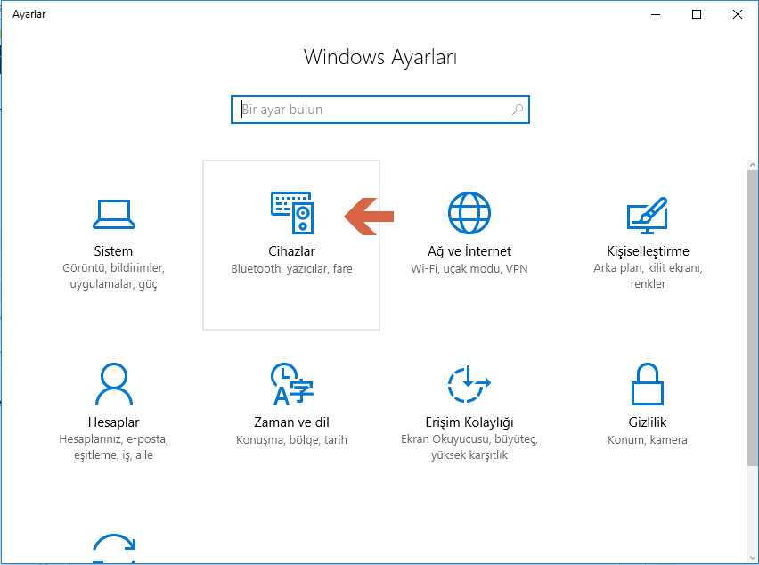 Fare Bağlıyken Touchpad'i Kapatma