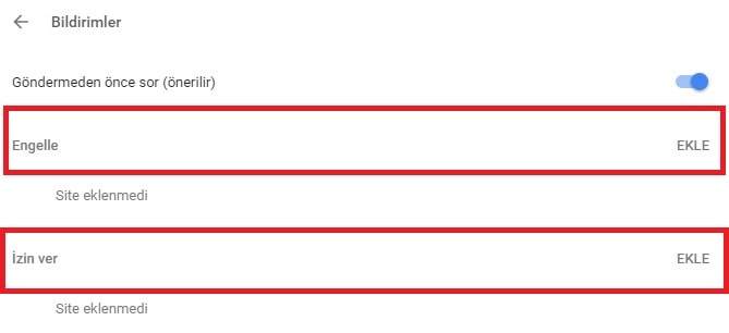 Google Chrome'da Bildirimleri Kapatma Nasıl Yapılır