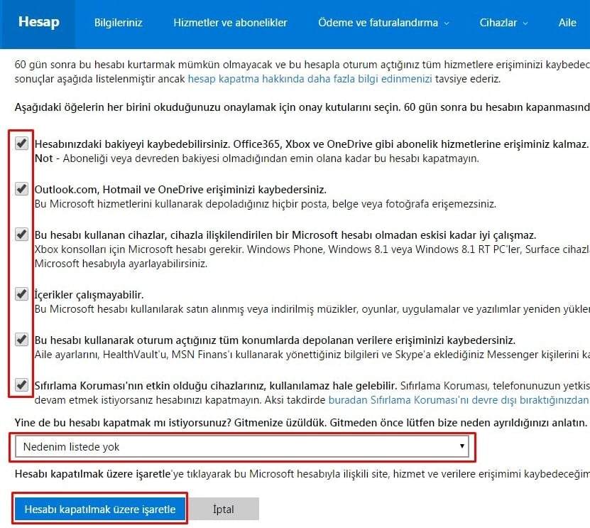 Hotmail Hesap Silme Nasıl Yapılır Hotmail Hesap Silme Nasıl Yapılır
