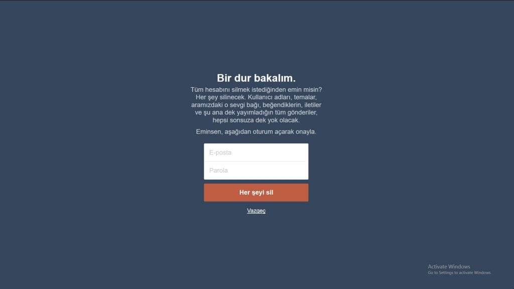 Tumblr Hesabı Nasıl Silinir