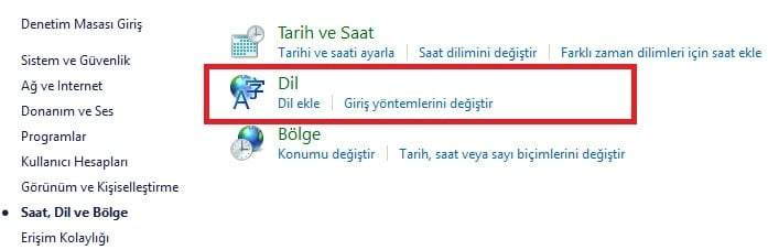 Klavye Dili İngilizce Oluyor Sorunu Çözümü Klavye Dili İngilizce Oluyor Sorunu Çözümü