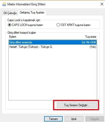 Klavye Dili İngilizce Oluyor Sorunu Çözümü Klavye Dili İngilizce Oluyor Sorunu Çözümü
