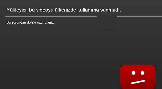 Youtube'da Ülke sınırlaması olan videolar nasıl seyredilir